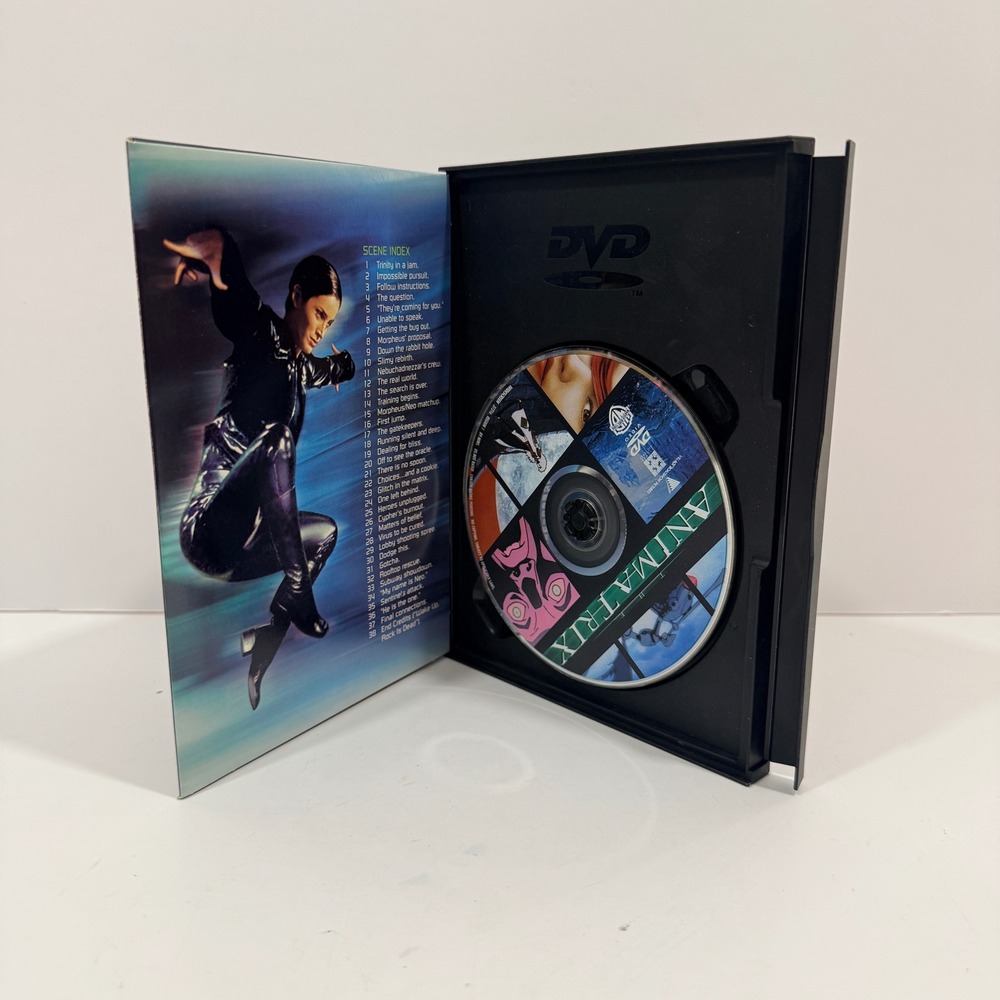 Warner Bros The Matrix DVD Movie Black Sci-Fi Action Keanu Reeves - Picture 2 of 4